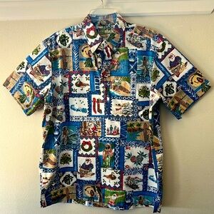 Reyn Spooner Mele Kalikimaka 2002 Hawaiian Shirt L